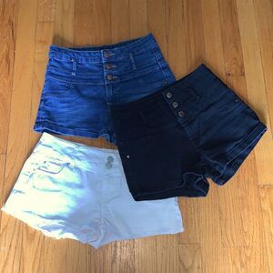 3 Pairs of Cute Shorts from Refuge — Size 0 